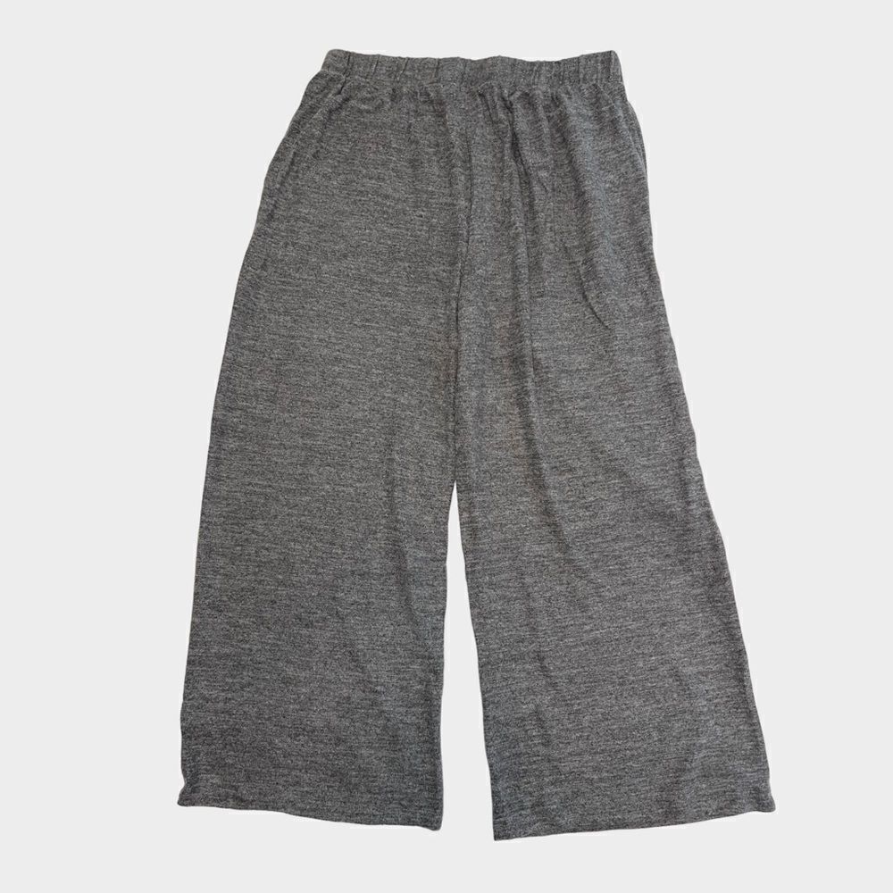 Collective Concepts Women’s Plus Charcoal Cozy Wide Leg Pant Size 1X - Picture 2 of 7